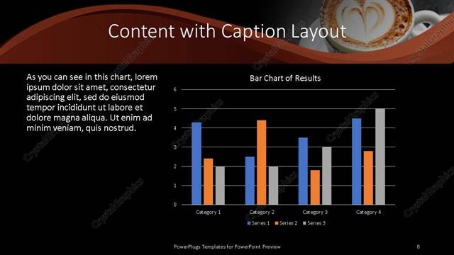 Content with Caption presentation slide layout