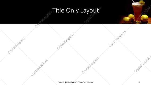 Title Only presentation slide layout