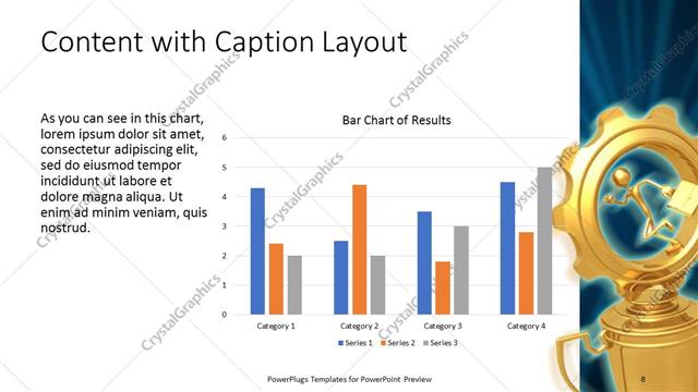 Content with Caption presentation slide layout