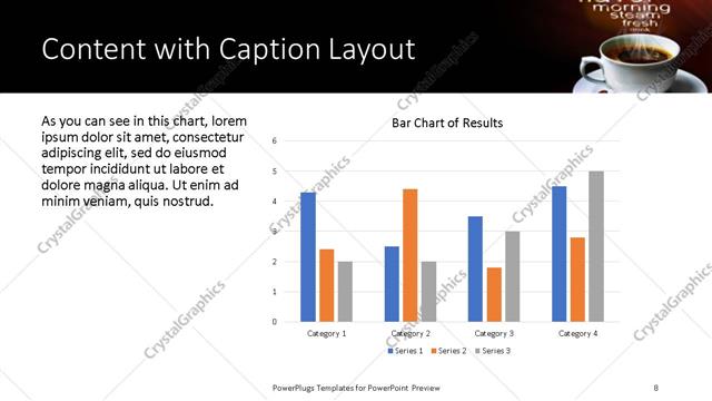 Content with Caption presentation slide layout