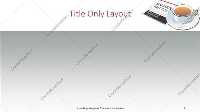Title Only presentation slide layout