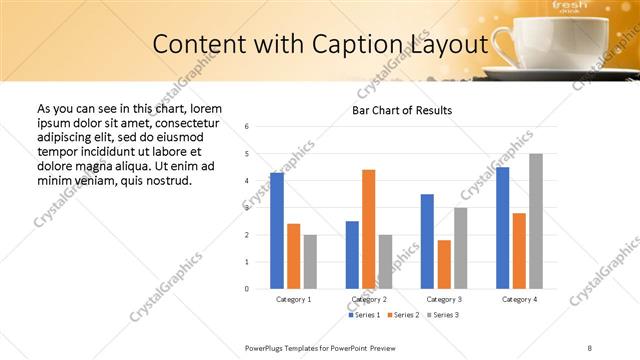 Content with Caption presentation slide layout