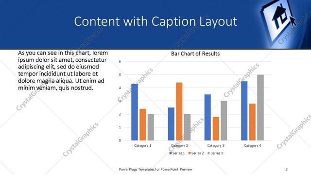 Content with Caption presentation slide layout