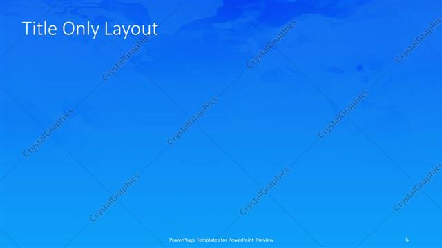 Title Only presentation slide layout