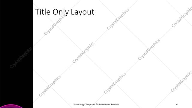 Title Only presentation slide layout