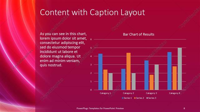 Content with Caption presentation slide layout
