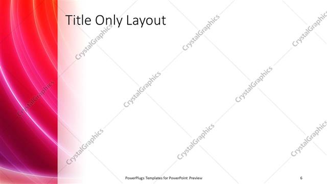 Title Only presentation slide layout