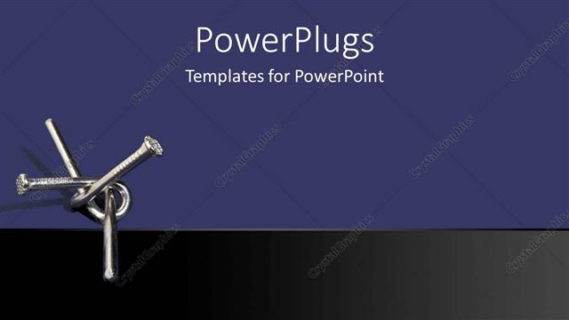  Presentation with custom - Custom background of black and blue with puzzle?