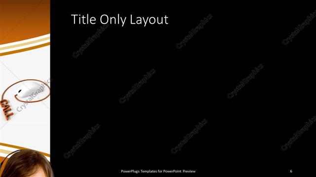 Title Only presentation slide layout