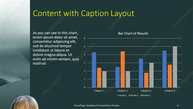 Content with Caption presentation slide layout