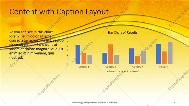 Content with Caption presentation slide layout