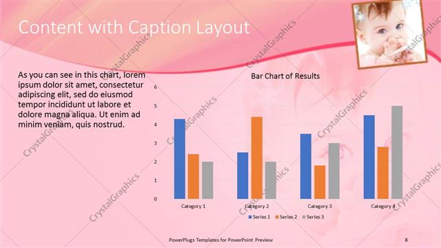 Content with Caption presentation slide layout