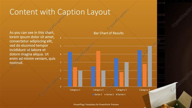 Content with Caption presentation slide layout