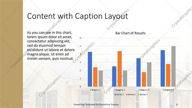 Content with Caption presentation slide layout