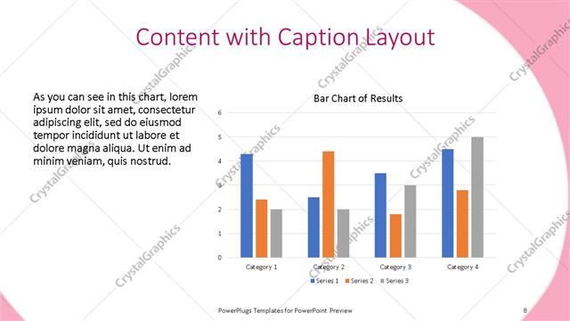 Content with Caption presentation slide layout