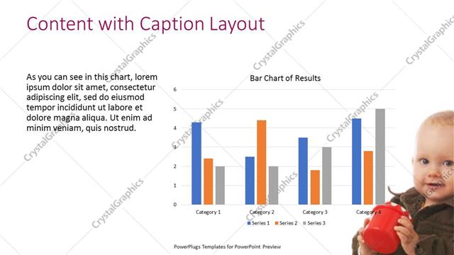 Content with Caption presentation slide layout
