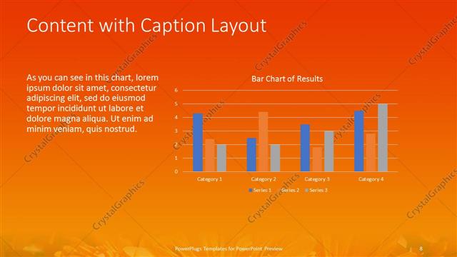 Content with Caption presentation slide layout