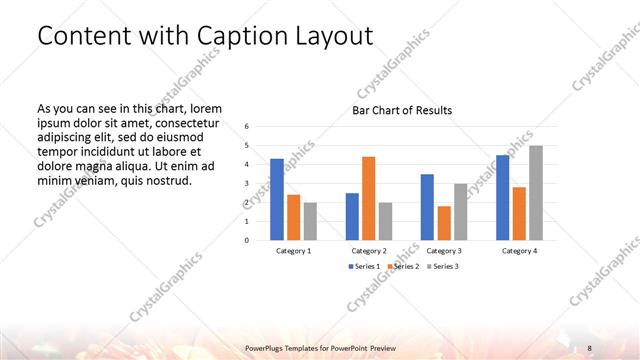 Content with Caption presentation slide layout