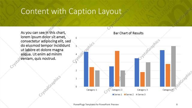 Content with Caption presentation slide layout