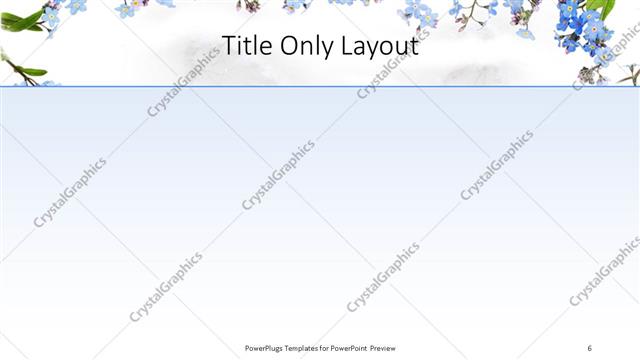 Title Only presentation slide layout