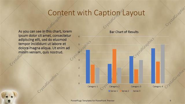 Content with Caption presentation slide layout