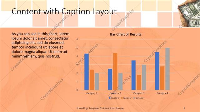 Content with Caption presentation slide layout