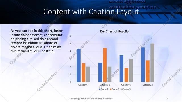Content with Caption presentation slide layout