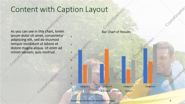 Content with Caption presentation slide layout