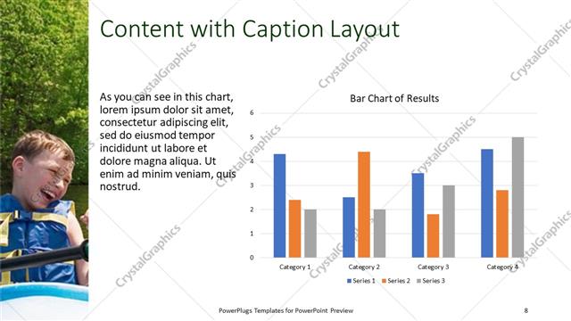 Content with Caption presentation slide layout