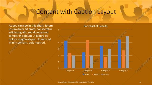 Content with Caption presentation slide layout