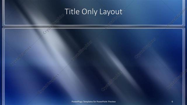 Title Only presentation slide layout