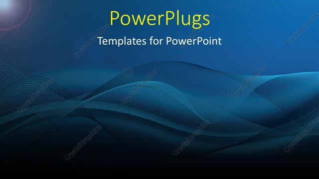  Presentation with blue plain - A plain blue colored background with swirly lines on it