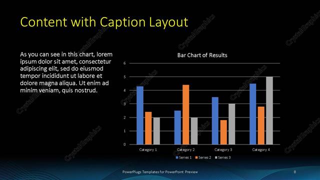 Content with Caption presentation slide layout