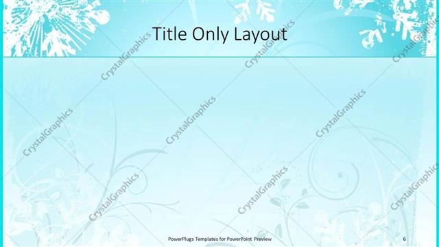 Title Only presentation slide layout