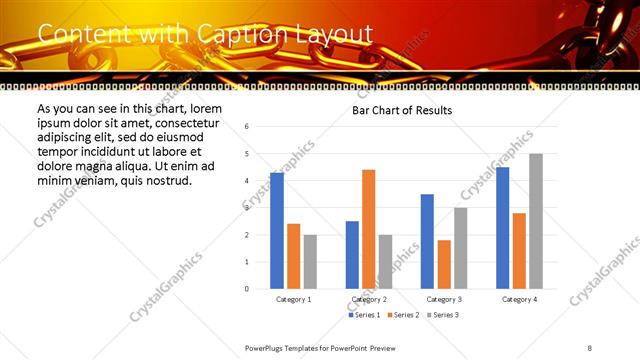 Content with Caption presentation slide layout