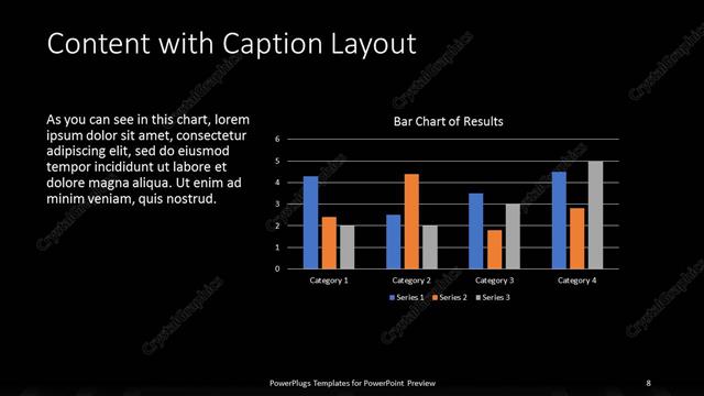 Content with Caption presentation slide layout
