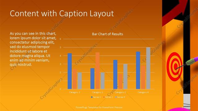 Content with Caption presentation slide layout