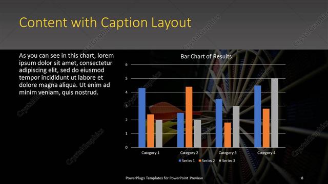 Content with Caption presentation slide layout