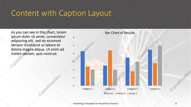 Content with Caption presentation slide layout