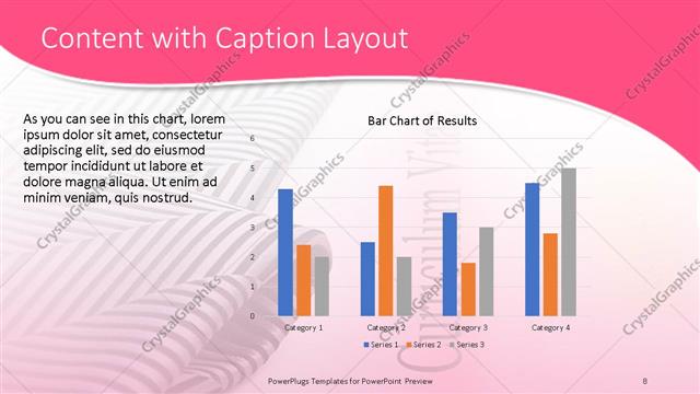 Content with Caption presentation slide layout