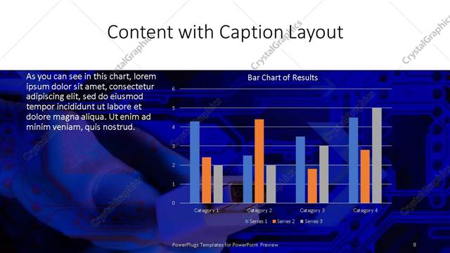 Content with Caption presentation slide layout