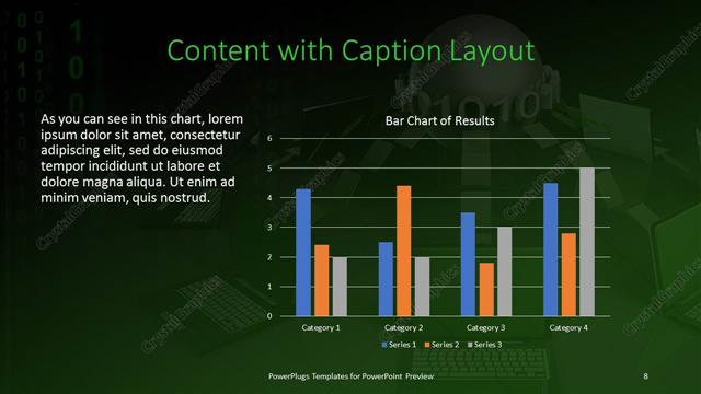 Content with Caption presentation slide layout