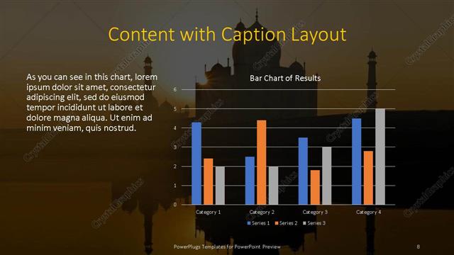 Content with Caption presentation slide layout