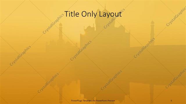 Title Only presentation slide layout