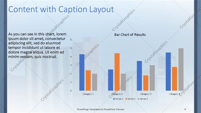 Content with Caption presentation slide layout