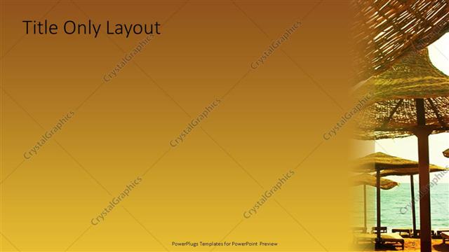 Title Only presentation slide layout