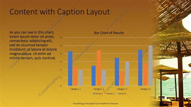 Content with Caption presentation slide layout