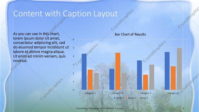 Content with Caption presentation slide layout
