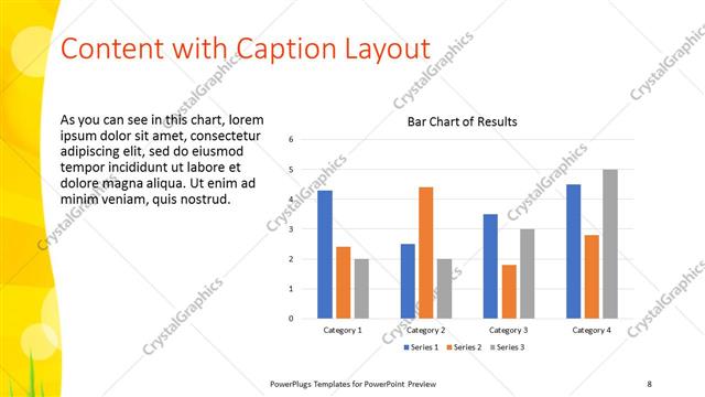Content with Caption presentation slide layout