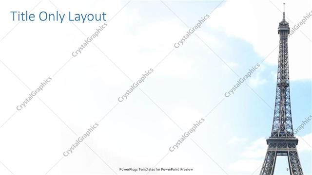 Title Only presentation slide layout